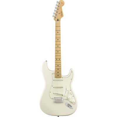 Fender MEXICAN PLAYER STRATOCASTER MN, POLAR WHITE - RECONDITIONNE