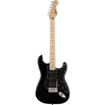 Squier STRATOCASTER HSS SONIC MN BLACK - RECONDITIONNE