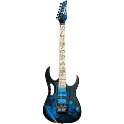 Ibanez JEM77P BLUE FLORAL PATTERN PREMIUM STEVE VAI SIGNATURE - RECONDITIONNE