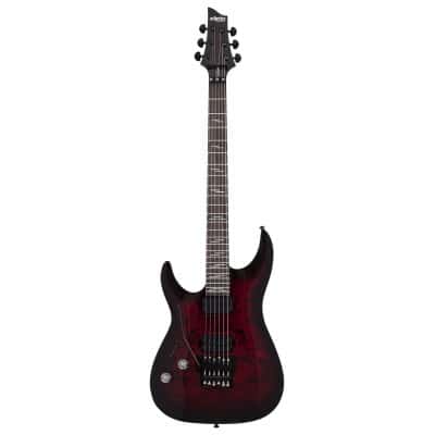 Schecter OMENELITE-6FRL-BCHB OMEN ELITE 6 FLOYD ROSE GAUCHER BLACK CHERRY BURST- RECONDITIONNE