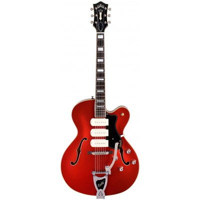 Guild X-350 STRATFORD VIBRATO RED+ETUI - RECONDITIONNE